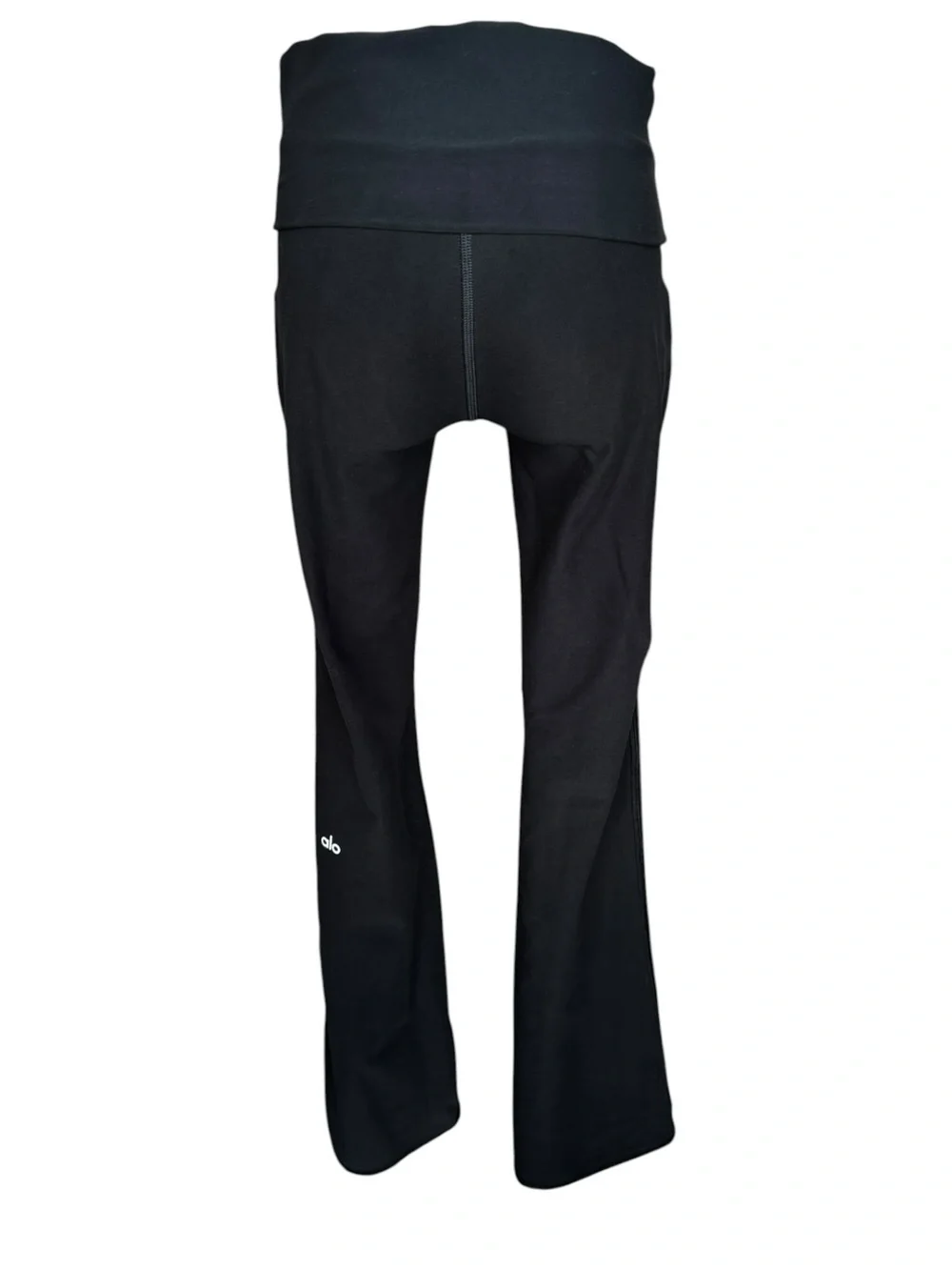 ALO Softsculpt Foldover Flare Legging Black Small